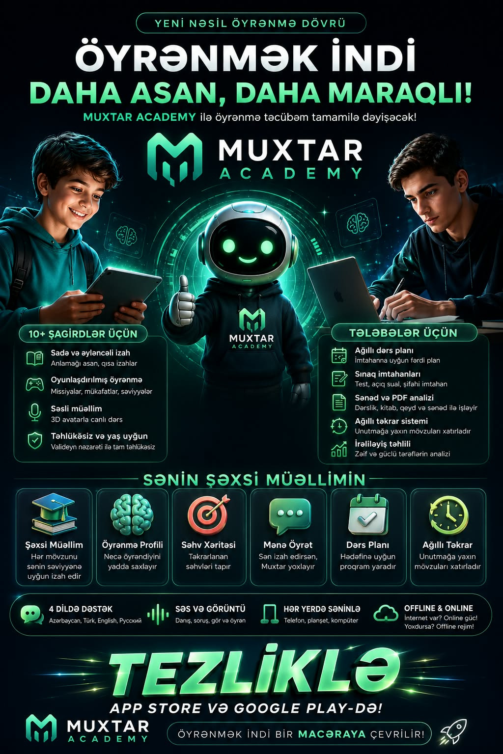 Muxtar Academy project presentation
